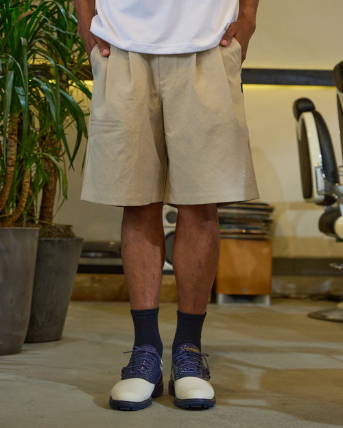 PLEATS SHORT PANTS 26SS-5