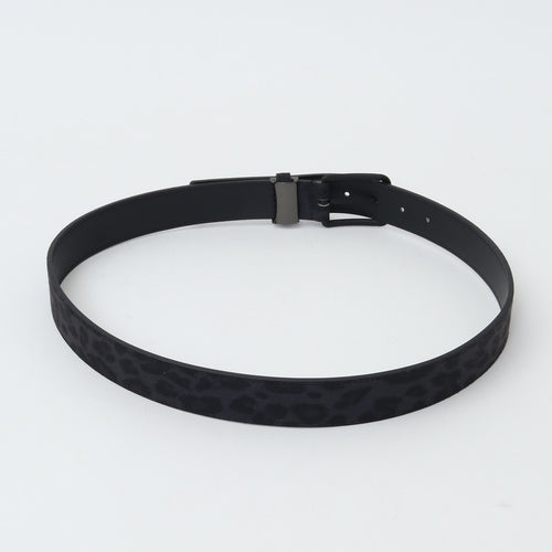 Pin Buckle AOP Belt Leopard BLACK LEOPARD