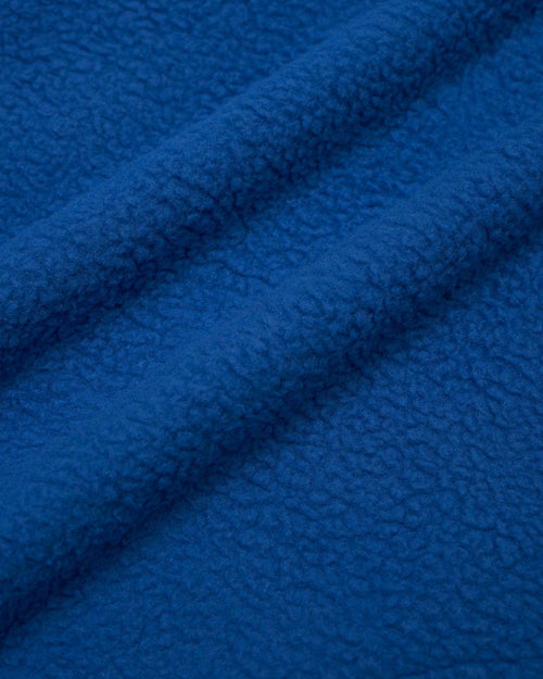 #ACTIVE FLEECE MOCK NECK JKT BLUE