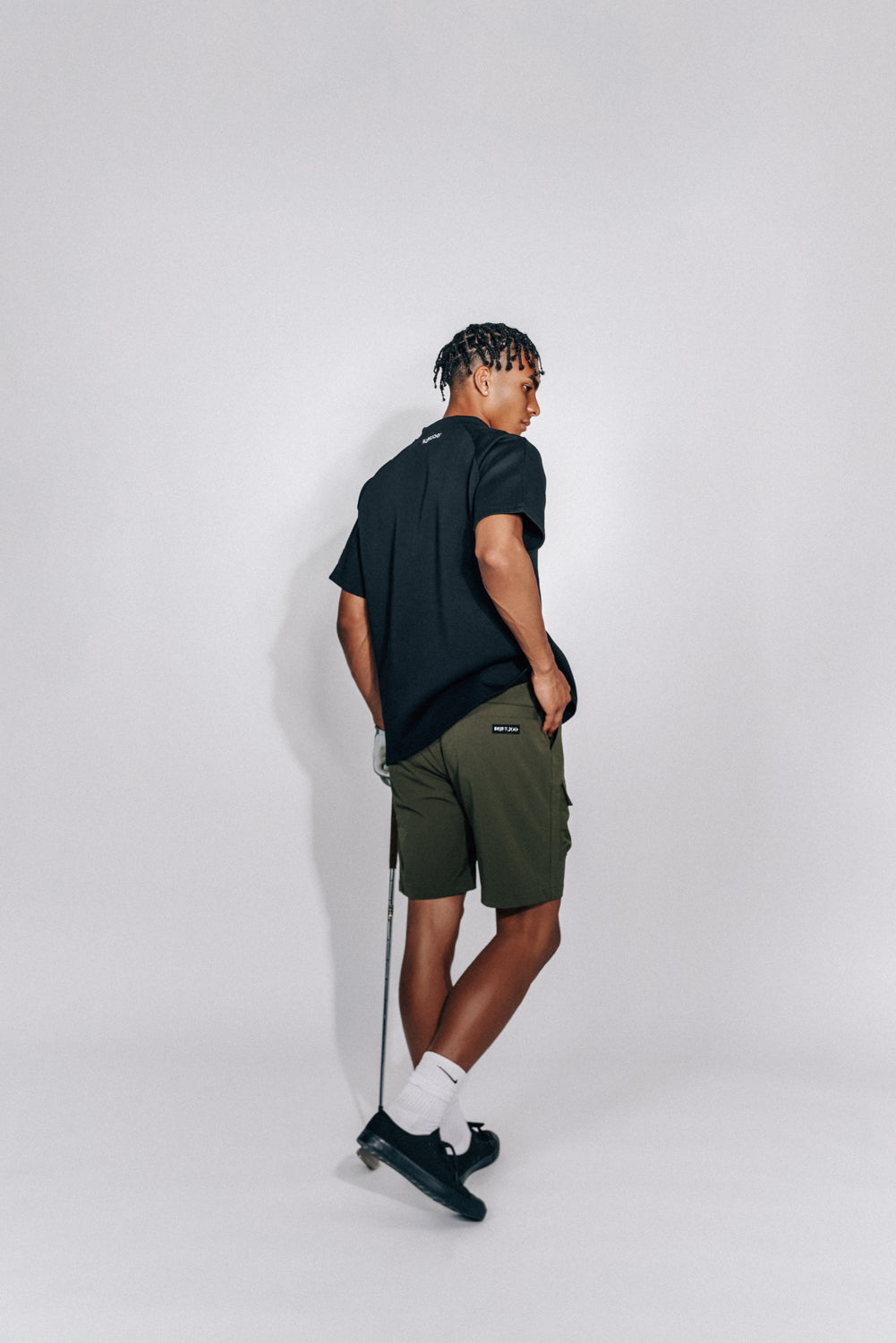 HYPER STRETCH GOLF SHORTS KHAKI – RUFFLOG