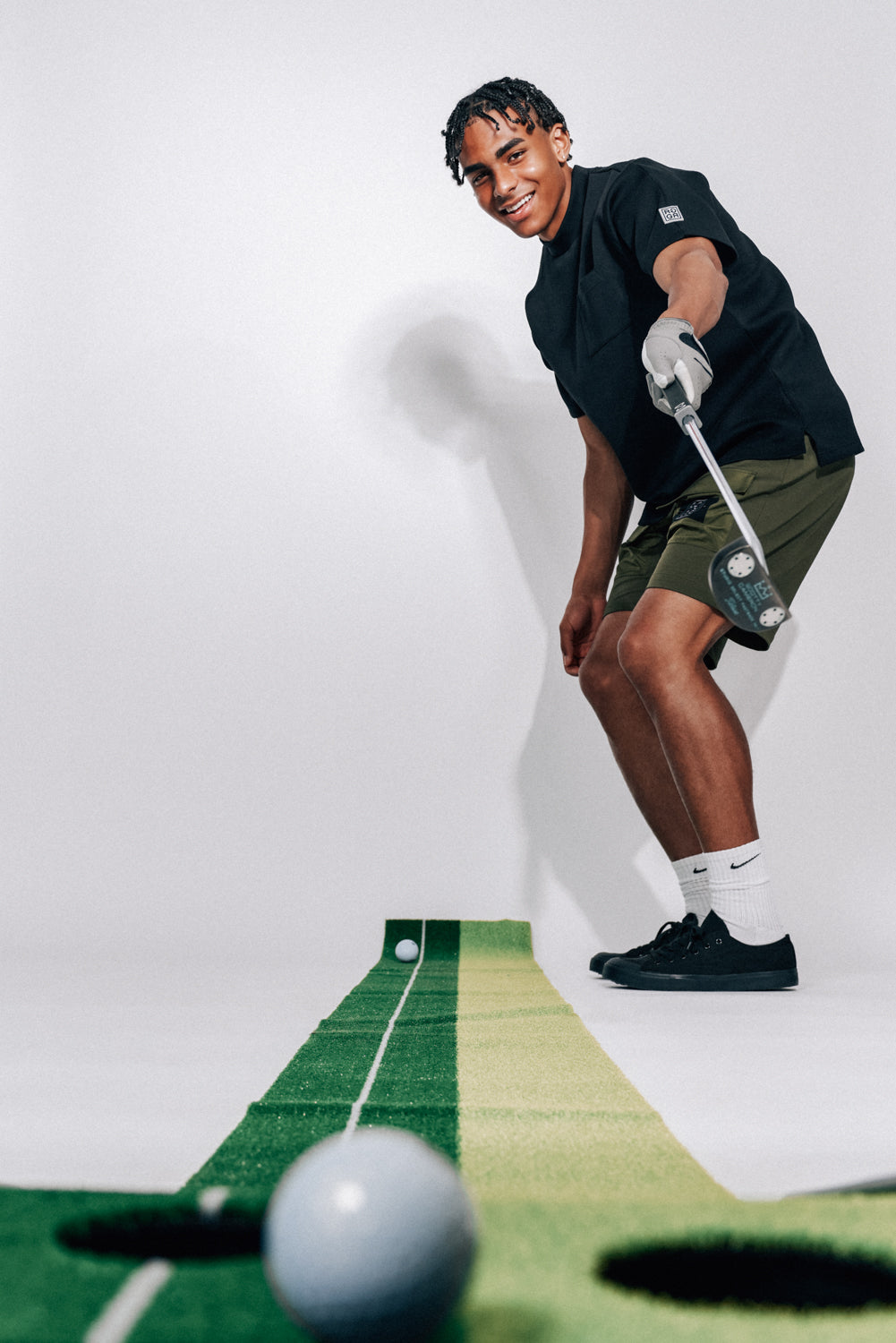 RUFFOLG ハイパーストレッチ　ゴルフショーツ　オリーブ RUFFOLG ハイパーストレッチ ゴルフショーツ オリーブ HYPER