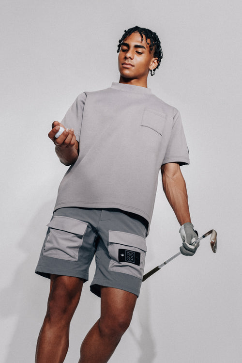 HYPER STRETCH GOLF SHORTS GRAY