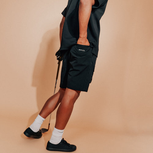 HYPER STRETCH GOLF SHORTS BLACK