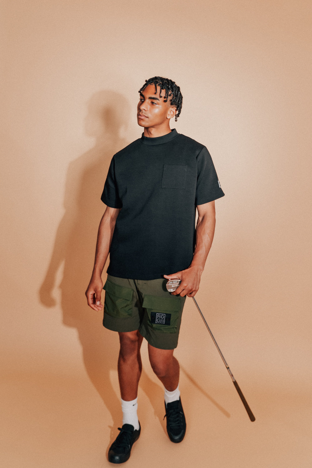 HYPER STRETCH GOLF SHORTS KHAKI – RUFFLOG