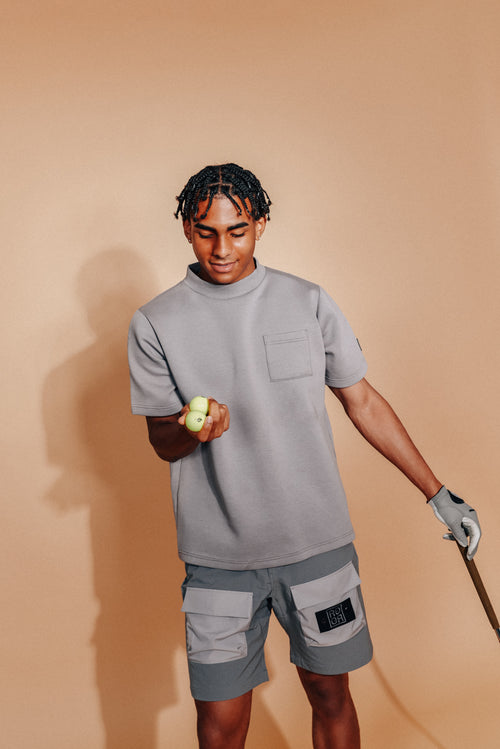 HYPER STRETCH GOLF SHORTS GRAY