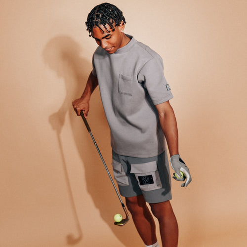 HYPER STRETCH GOLF SHORTS GRAY