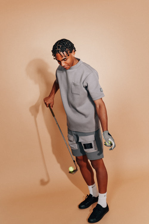 HYPER STRETCH GOLF SHORTS GRAY