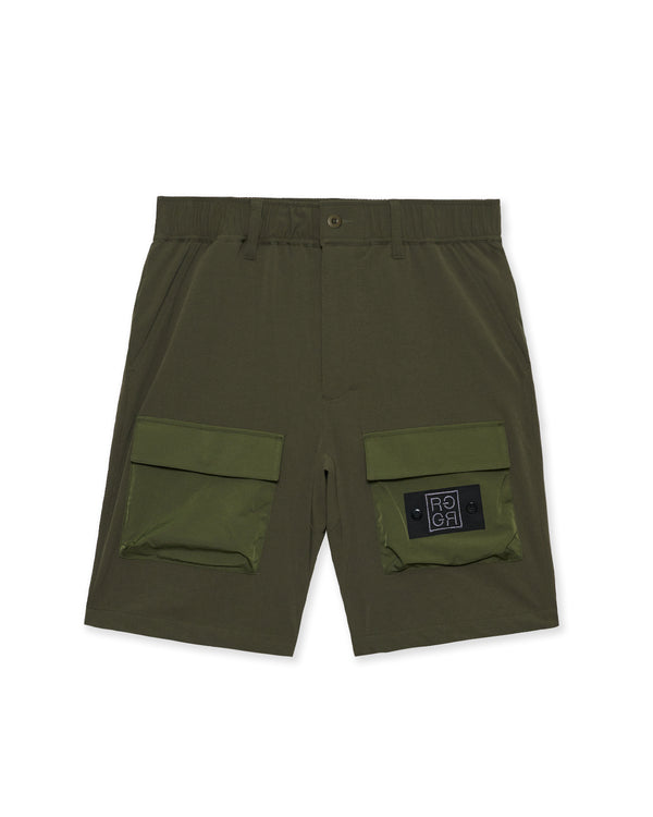 HYPER STRETCH GOLF SHORTS OLIVE