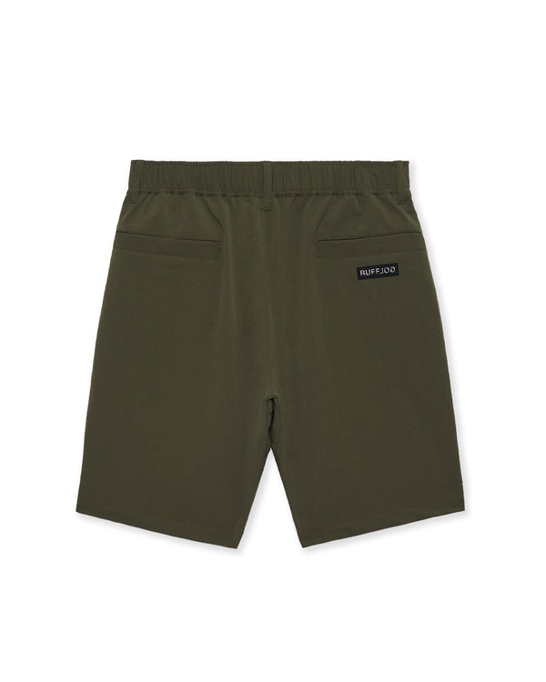 HYPER STRETCH GOLF SHORTS OLIVE