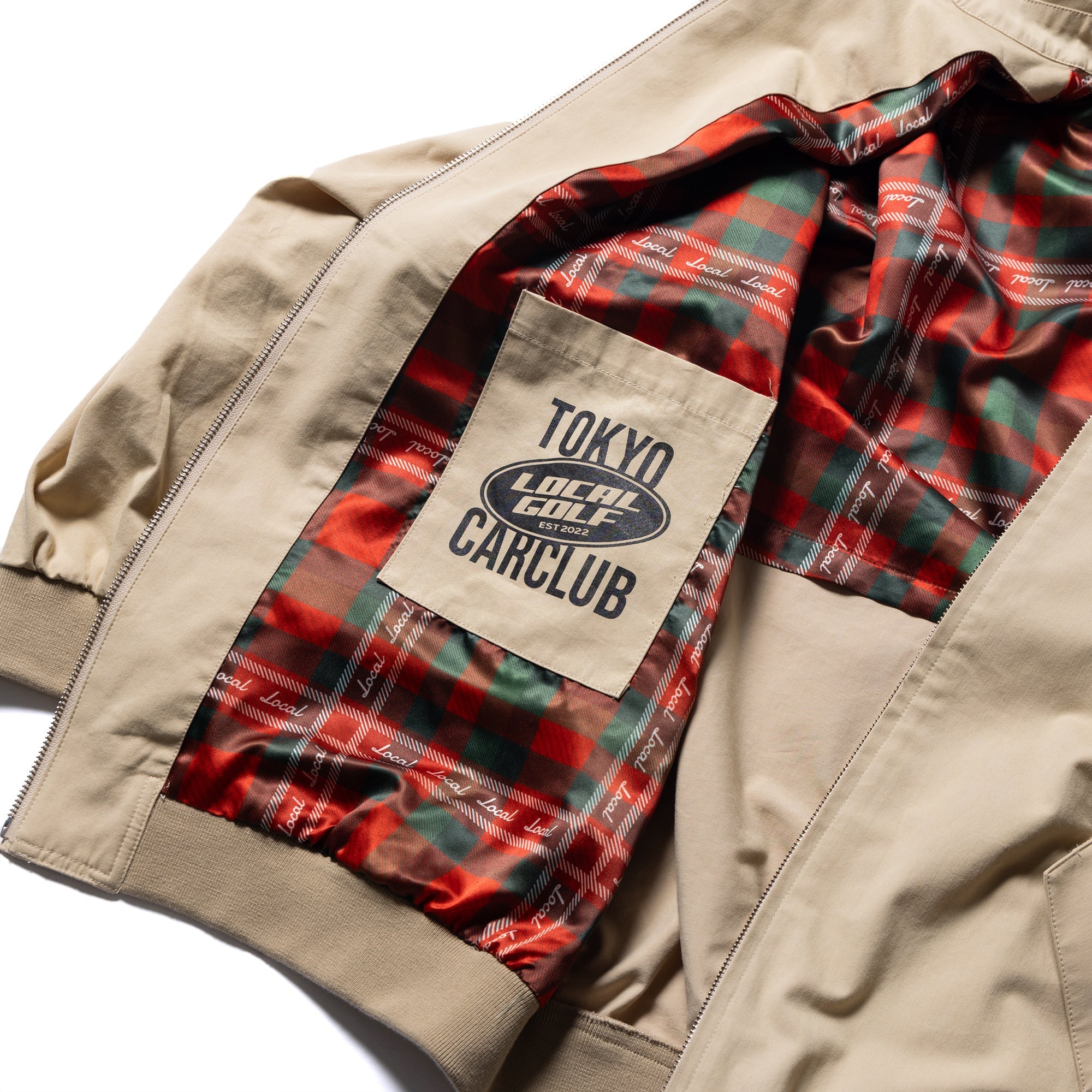 Local GOLF × TBCC | Swing Top | BEIGE – RUFFLOG