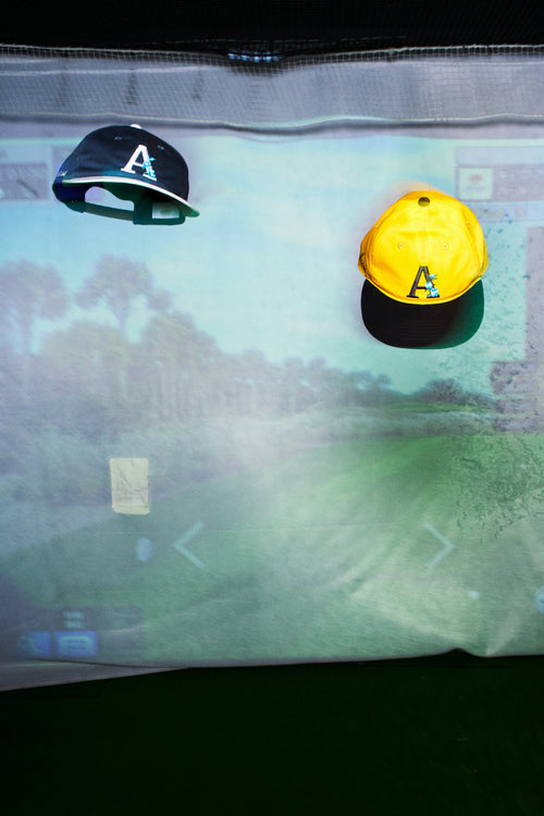 SASANQUA 6 PANEL CAP YELLOW / BLACK