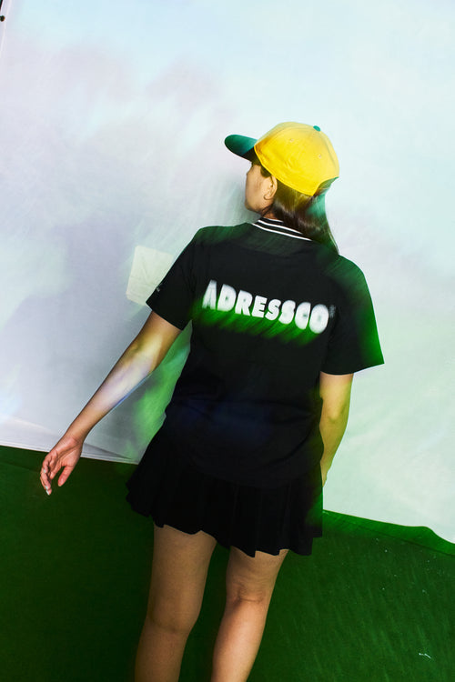 HIGH NECK POCKET T-SHIRT BLACK