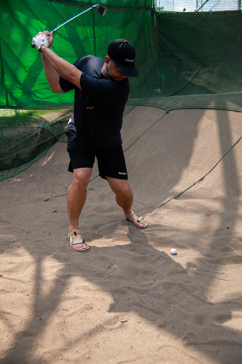 SHELTECH × Cph Golf #BUNKER IS HELLM MOCK NECK TEE（9/5以降順次配送）