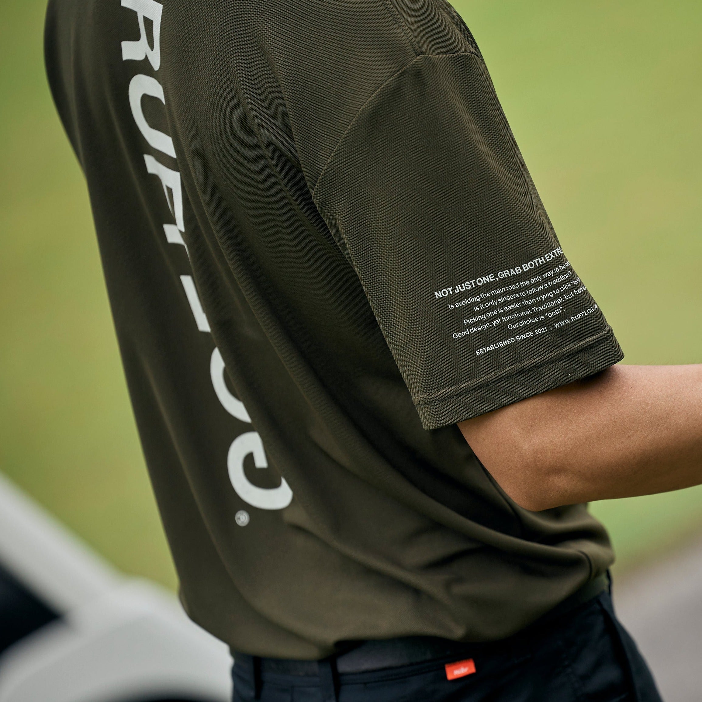 数量限定SALE BREATHABLE RUFFLOG WM POLO CHARCOAL SHIRTS レディースウェア