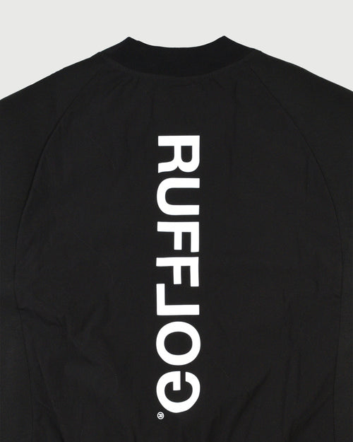 QUILT MOCK NECK PULLOVER