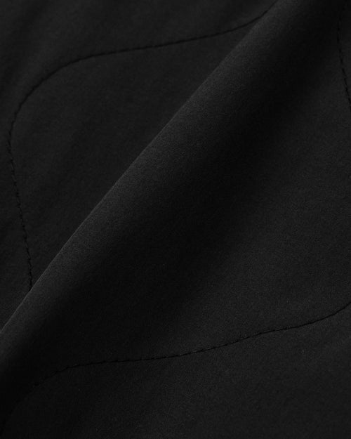 QUILT MOCK NECK PULLOVER