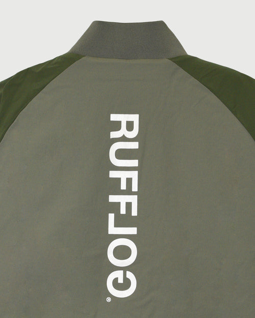 FLEECE LINING VERTICAL LOGO FULLZIP BLOUSON