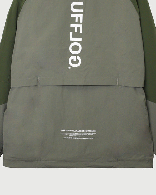 FLEECE LINING VERTICAL LOGO FULLZIP BLOUSON