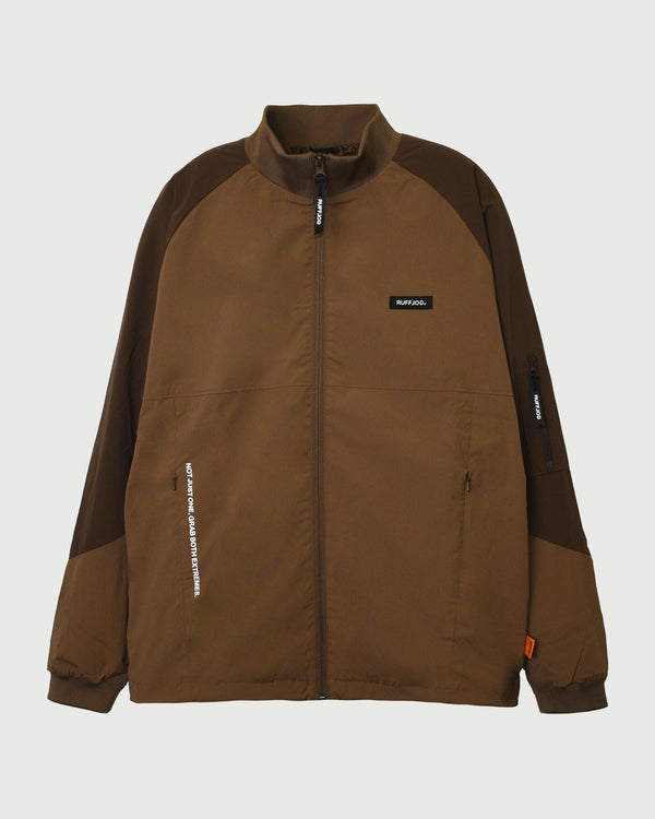 FLEECE LINING VERTICAL LOGO FULLZIP BLOUSON
