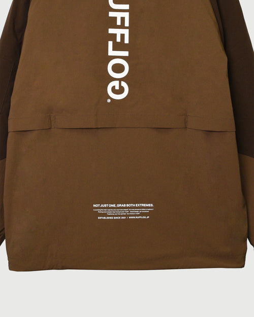 FLEECE LINING VERTICAL LOGO FULLZIP BLOUSON