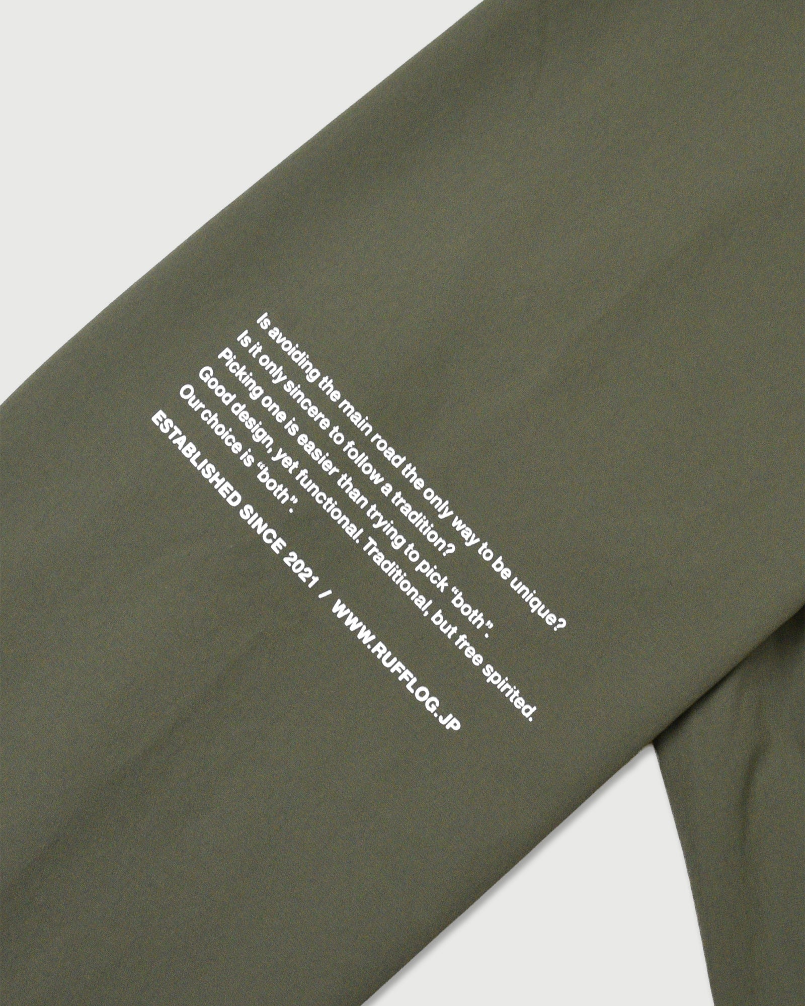 HIGH STRETCH NO COLLAR JACKET – RUFFLOG