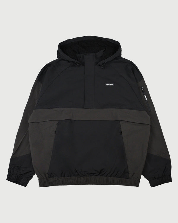 FLEECE LINING PADDED PULLOVER HOODIE
