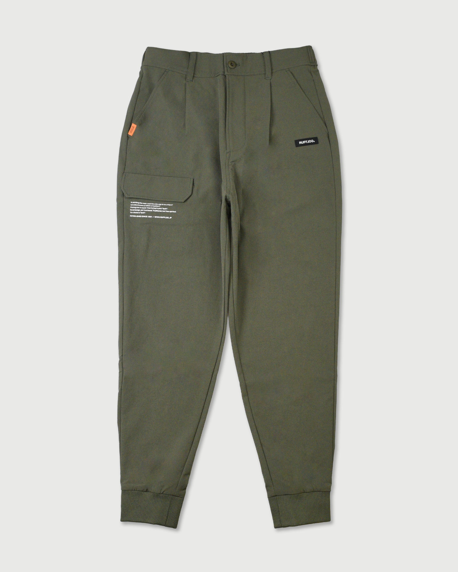 ラフロッグ パンツ RUFFLOG NYLON STRETCH JOGGER BLACK