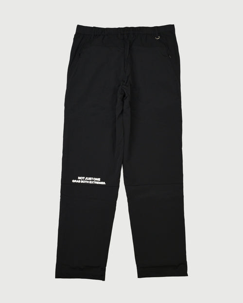 FLEECE LINING SIDE LOGO SLIM PANTS