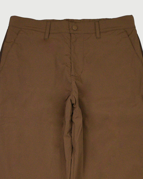 FLEECE LINING SIDE LOGO SLIM PANTS