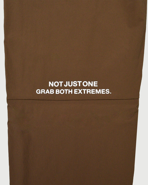 FLEECE LINING SIDE LOGO SLIM PANTS