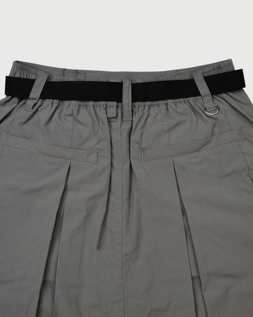 ADJUSTABLE SIDE POCKET PLEATED SKIRT