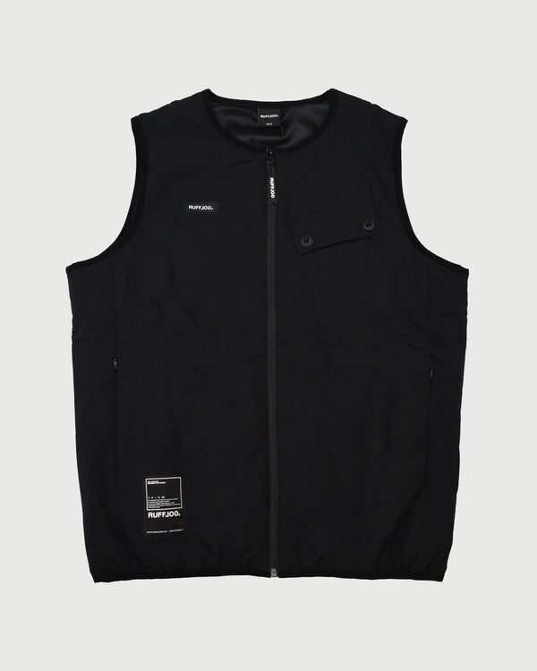 PADDED QUILTING CARGO VEST