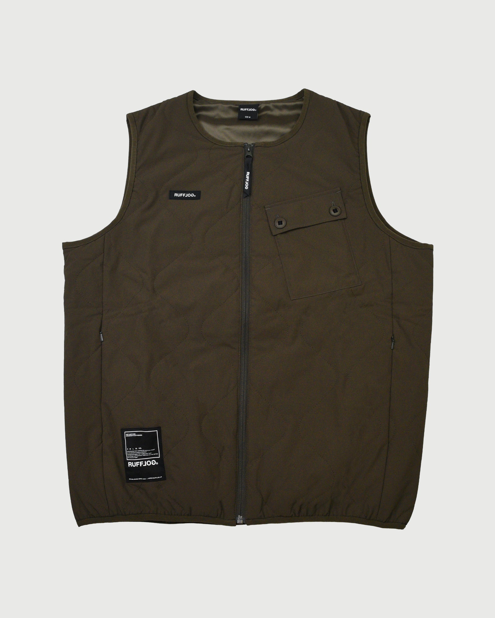 24AW RUFFLOG ラフロッグ RUFFLOG TNRCM OFF VEST DOWN RELEASE 10/5 Release. Online 20:00〜 10/3 10.03 LIVE メンズウェア