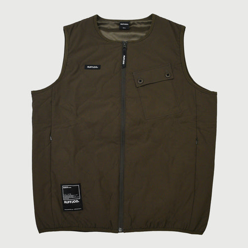 PADDED QUILTING CARGO VEST