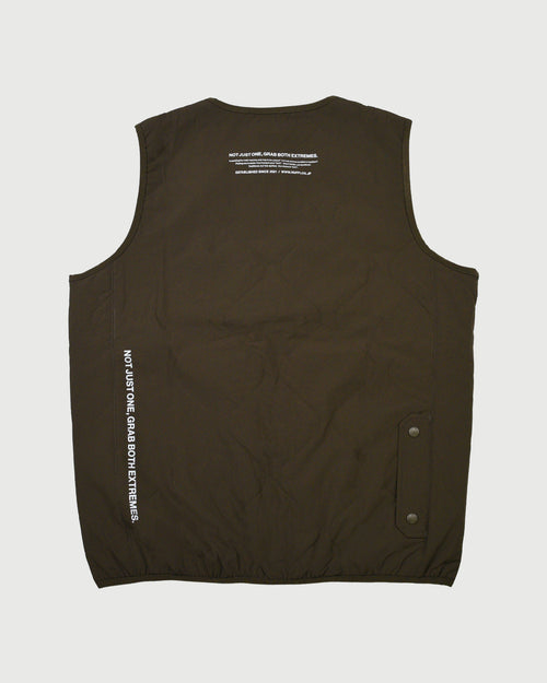 PADDED QUILTING CARGO VEST