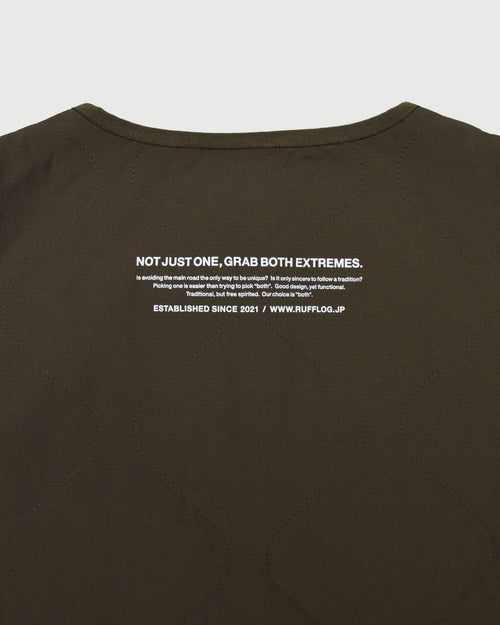 PADDED QUILTING CARGO VEST