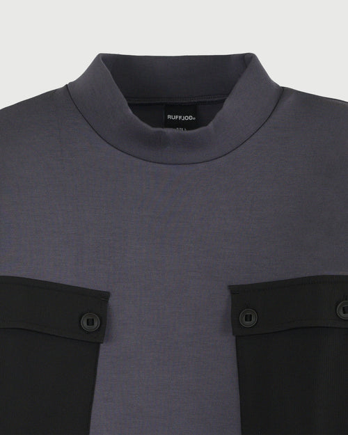 WARM UP POCKET OUT MOCKNECK SWEAT