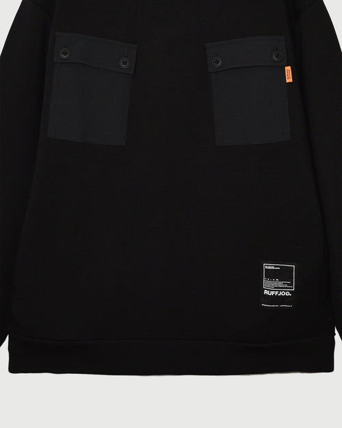 WARM UP POCKET OUT MOCKNECK SWEAT