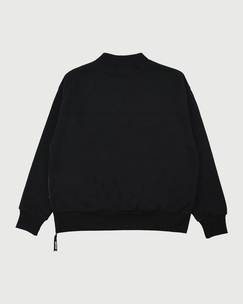 RFLG SIDE ZIP MOCK NECK SWEAT