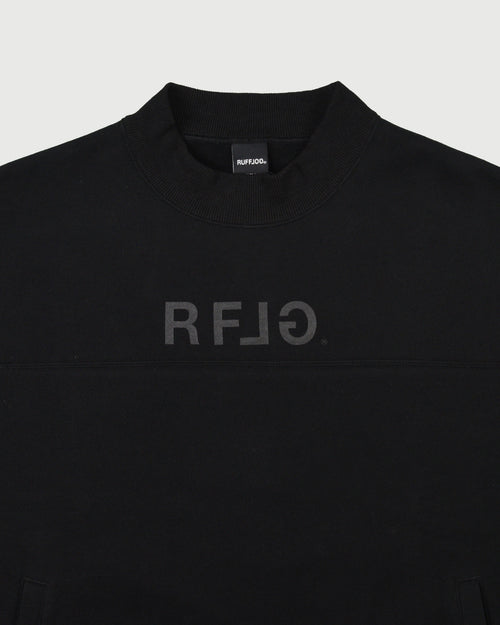 RFLG SIDE ZIP MOCK NECK SWEAT