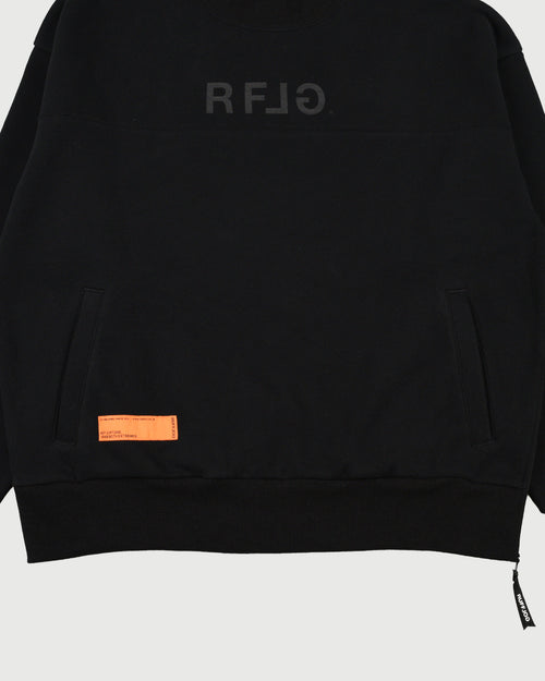 RFLG SIDE ZIP MOCK NECK SWEAT