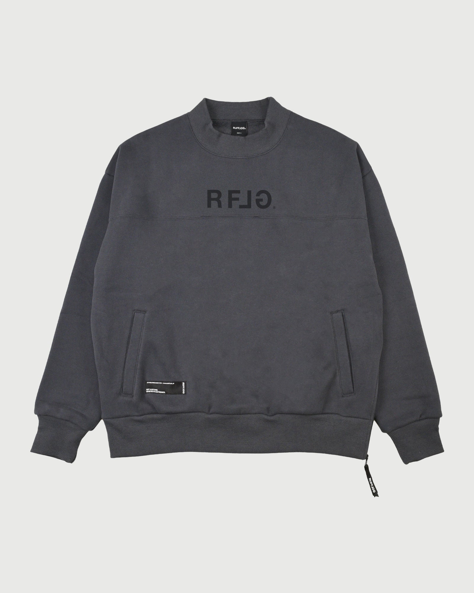 ラフロッグ　スエット RFLG SIDE ZIP CREW NECK SWEAT｜若年層向けゴルフアパレル セレクト