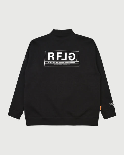 RFLG SQUARE LOGO L/S MOCK NECK