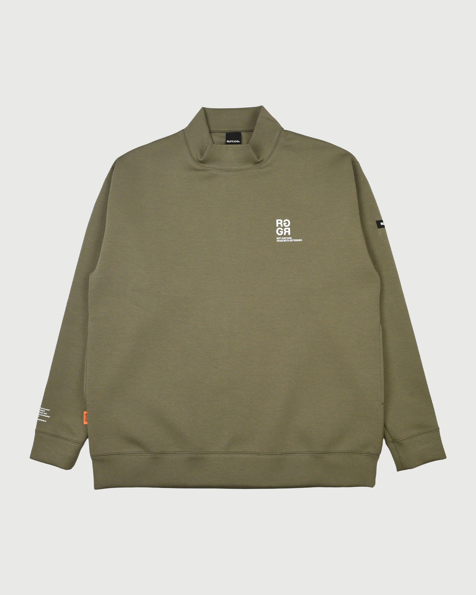 RFLG SQUARE LOGO L/S MOCK NECK｜若年層向けゴルフアパレル セレクト