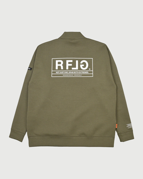 RFLG SQUARE LOGO L/S MOCK NECK