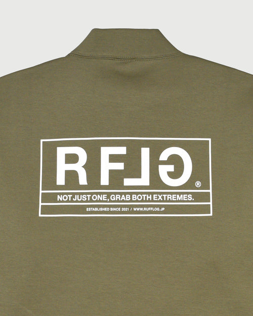 RFLG SQUARE LOGO L/S MOCK NECK