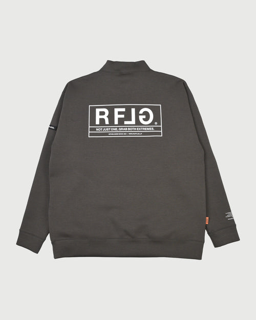 RFLG SQUARE LOGO L/S MOCK NECK