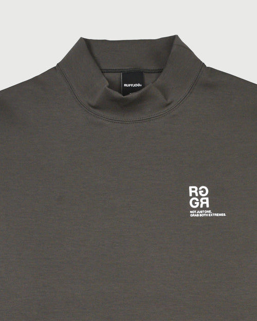 RFLG SQUARE LOGO L/S MOCK NECK