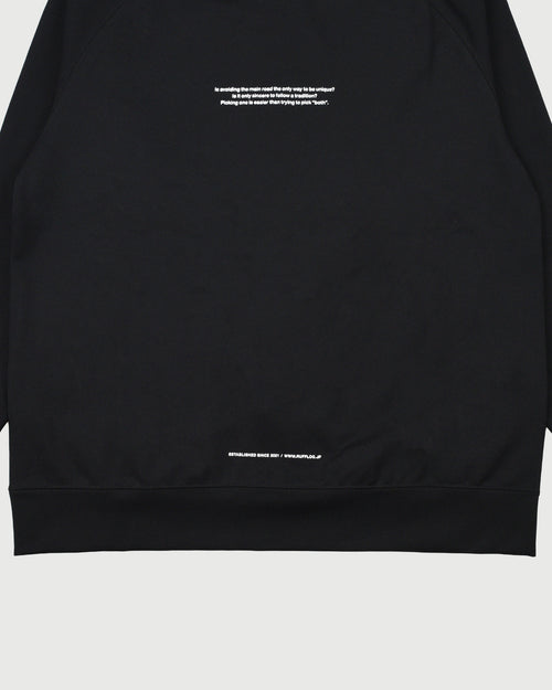 RFLG LOGO RAGLAN L/S MOCK NECK