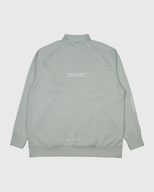 RFLG LOGO RAGLAN L/S MOCK NECK